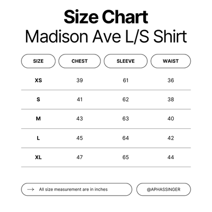 The Madison Ave Ladies Long Sleeve Sun Shirt