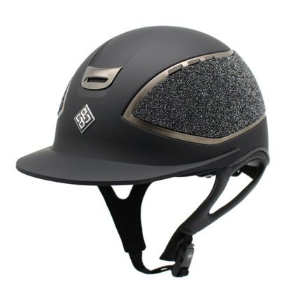Presidente Helmet - Black Matte Crystal / Gunmetal
